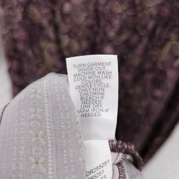 J. Jill Pink and Purple Bishop Sleeve Sundress - Picture 9 of 9